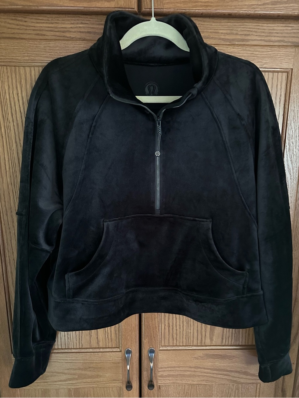 Lululemon Velvet Scuba Oversized Funnel-Neck Half Zip